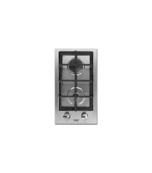 Cooktop Semi-Filo Duo Crissair a gás, módulo de duas bocas visto de cima