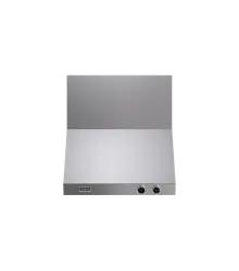 Coifa Dallas 75 Crissair de parede em inox, vista frontal com os comandos na borda