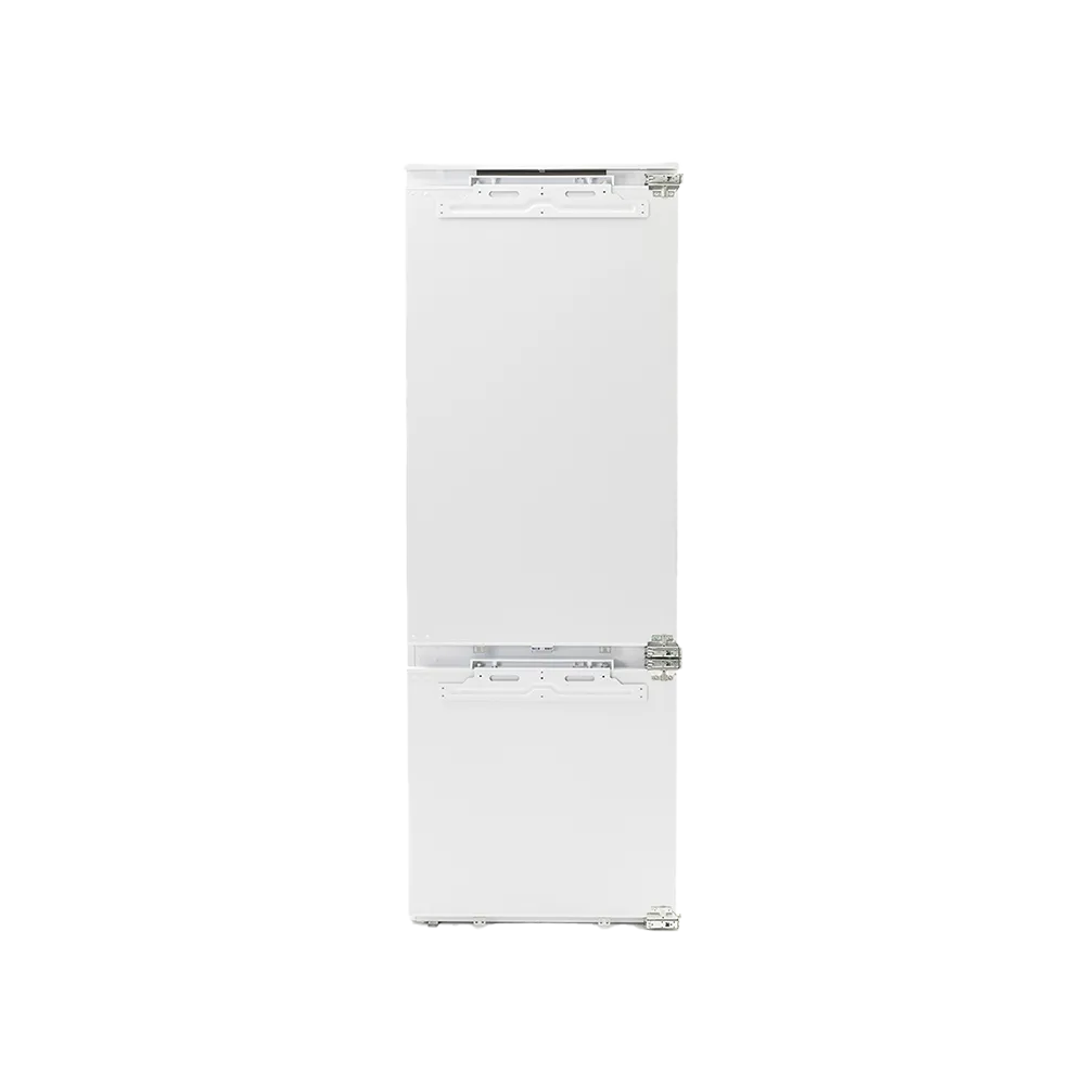 Refrigerador Bottom Freezer 70 Crissair, vista frontal do corpo de embutir com freezer embaixo