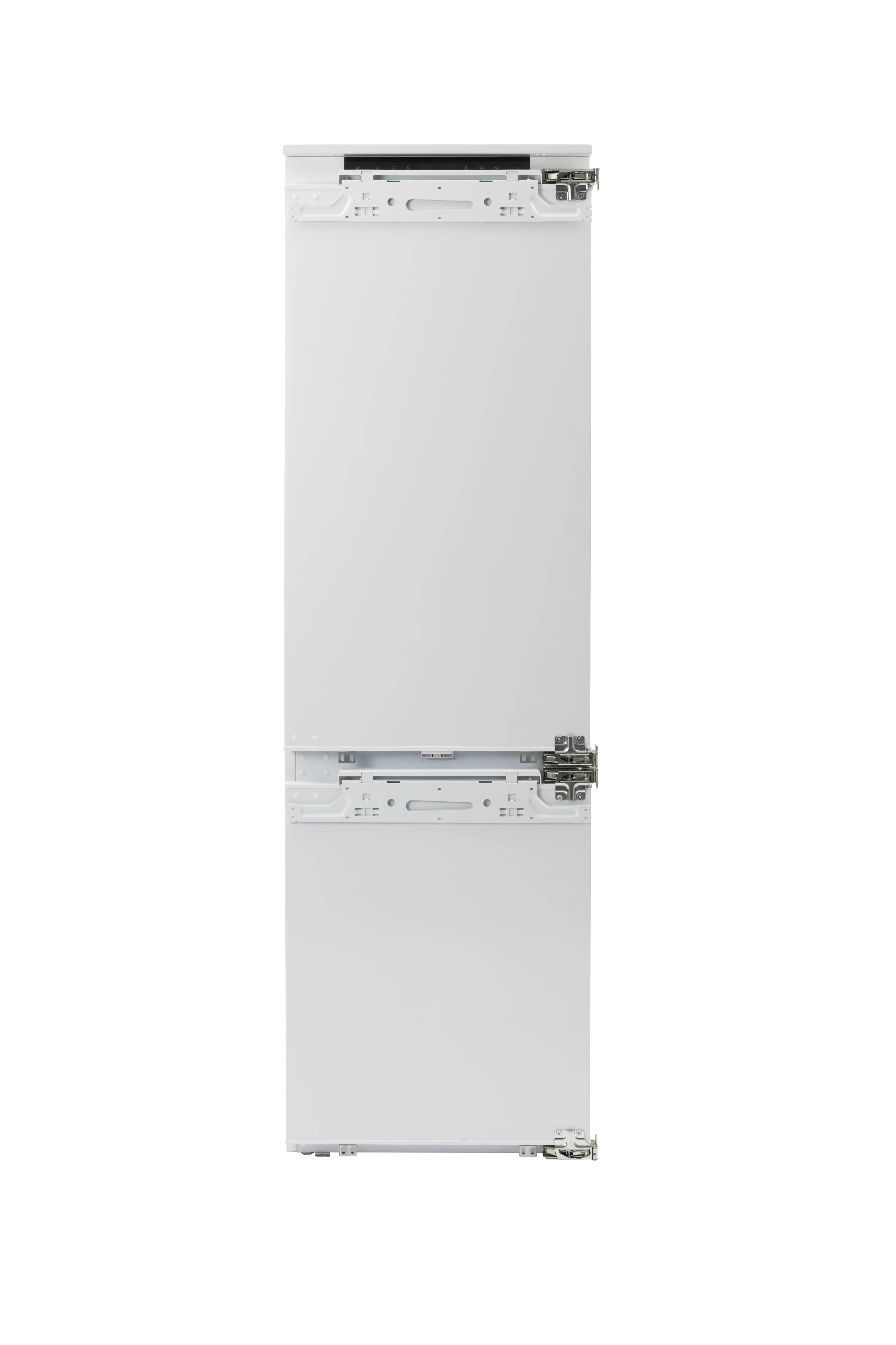 Refrigerador Bottom Freezer BLT 60 Crissair, vista frontal do corpo de embutir com freezer embaixo