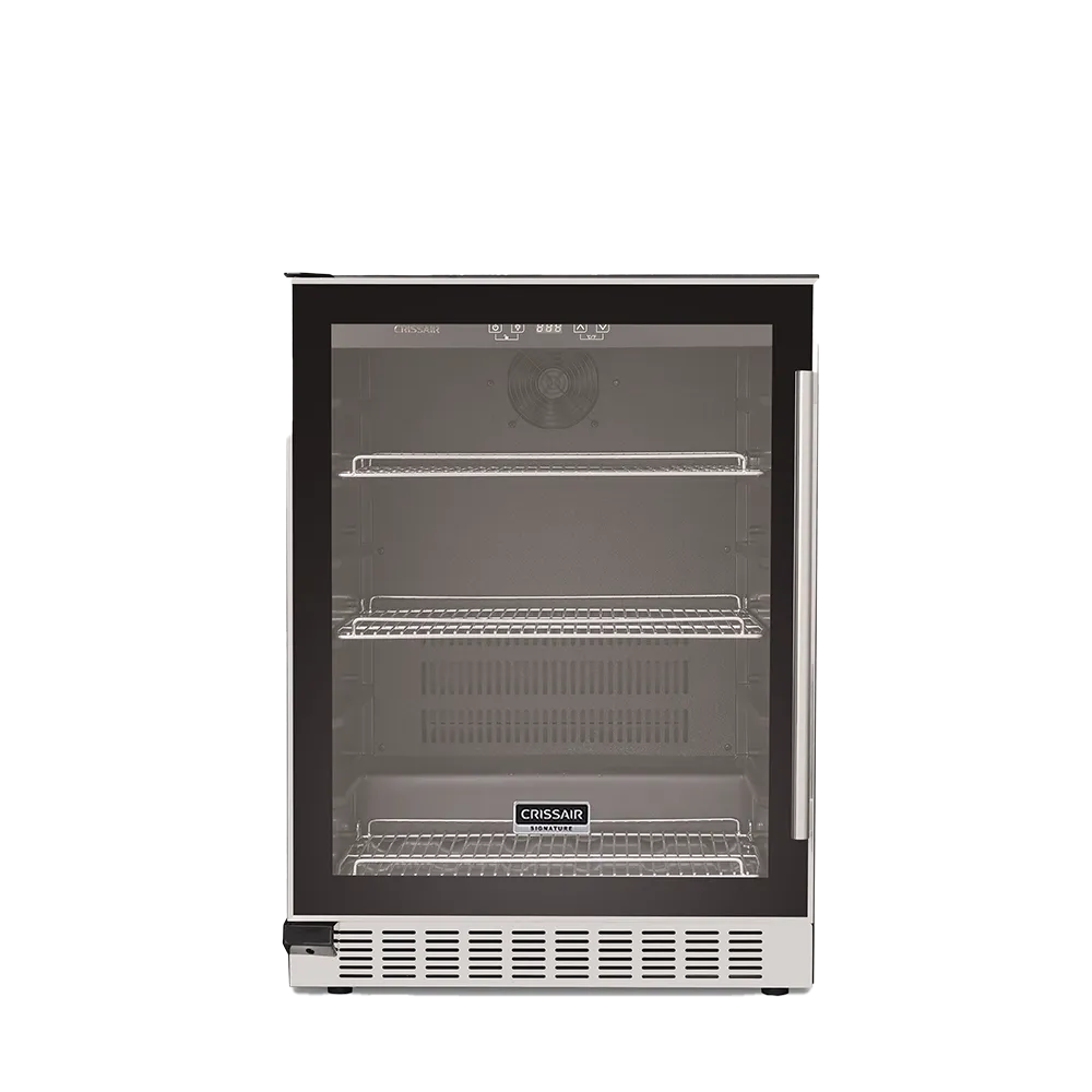 Beer Center Medium Crissair fechado, vista frontal com o rodapé ventilado em inox