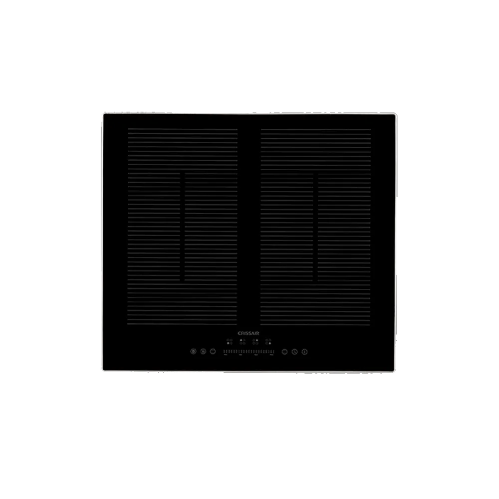 Cooktop Induzione 60 Crissair, cooktop de indução de 60 cm com quatro zonas, visto de cima