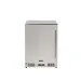 Freezer Undercounter Crissair em inox, vista frontal para instalação sob bancada