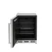 Freezer Undercounter Crissair com a porta aberta, mostrando as prateleiras aramadas e o evaporador