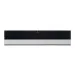 Gaveta Aquecida Built-in Mista Crissair, vista frontal do painel preto com faixa em inox