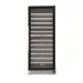 Adega Duo 122Di Crissair de embutir, vista frontal com porta de vidro fechada e moldura em aço inox