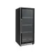 Beer Center Maxi Crissair em perspectiva lateral, com o gabinete preto e moldura em inox