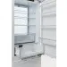 Interior do Refrigerador Bottom Freezer 70 Crissair com a gaveta de legumes puxada para fora