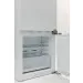 Interior do freezer do Refrigerador Bottom Freezer 70 Crissair com as gavetas removidas