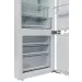 Refrigerador Bottom Freezer 70 Crissair com geladeira e freezer abertos ao mesmo tempo