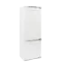 Refrigerador Bottom Freezer BLT 60 Crissair em perspectiva lateral, mostrando a profundidade de embutir