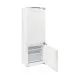 Refrigerador Bottom Freezer 70 Crissair com a porta do freezer aberta, vista em perspectiva