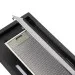 Detalhe do filtro metálico e da estrutura interna da Coifa de Embutir Black 70 Crissair