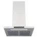 Coifa Slim 60 Crissair com a barra de LED acesa iluminando os filtros