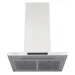 Coifa Slim 60 Crissair vista por baixo, com o painel touch e os dois filtros de alumínio