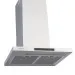 Coifa Slim 60 Crissair em perspectiva lateral, mostrando o perfil slim do corpo