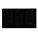 Cooktop Induzione 90 Crissair, cooktop de indução de 90 cm com cinco zonas, visto de cima