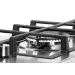 Detalhe do queimador em inox e da grade de ferro do Cooktop Semi-Filo Uno Crissair