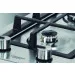 Detalhe em ângulo do queimador e dos dois botões do Cooktop Semi-Filo Duo Crissair