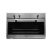 Forno BIG 90 Crissair a gás de embutir, vista frontal com moldura em inox