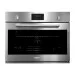 Forno Big 75 Crissair elétrico de embutir, vista frontal com display e dois botões em inox