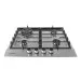 Cooktop Fuoco 60 Crissair em perspectiva, mostrando a mesa em inox e os quatro botões