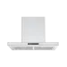 Coifa Slim 60 Crissair de parede, vista frontal em inox com chaminé e painel touch