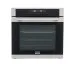 Forno Oven Grill Crissair de embutir, vista frontal com display digital e porta de vidro