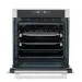 Forno Oven Grill Crissair com a porta aberta, mostrando as duas grades e a bandeja