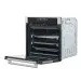 Forno Oven Grill Crissair aberto em perspectiva, com a cavidade em inox à mostra