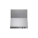 Coifa Dallas 75 Crissair de parede em inox, vista frontal com os comandos na borda
