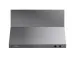 Coifa Dallas 120 Crissair de parede em inox, vista frontal do corpo inclinado
