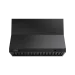 Coifa Dallas Black 120 Crissair de parede, vista frontal com os dois botões redondos