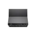 Coifa Dallas Black 90 Crissair de parede, vista frontal com painel de comandos redondos