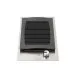 Cooktop BBQ GUSA Crissair em perspectiva, com a grelha de ferro fundido sobre a moldura em inox
