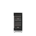 Adega Duo 31Di Crissair fechada, com moldura em inox e puxador vertical