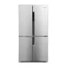 Refrigerador Fourdoor 540 Crissair em inox, vista frontal das quatro portas fechadas