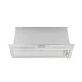 Coifa de Embutir Inox 70 Crissair, vista frontal do corpo em inox com filtro de alumínio