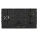Cooktop Crystal 90 Crissair a gás, vidro preto de 90 cm com cinco queimadores, visto de cima