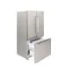 Refrigerador French Door 580 Crissair em perspectiva com a gaveta do freezer aberta e vazia