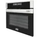 Forno Oven Grill Combinato Crissair em perspectiva, com a porta fechada e o painel aceso