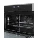 Interior do Forno Oven Grill Combinato Crissair iluminado, com as grades e a turbina ao fundo