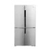 Refrigerador Fourdoor 540 Crissair em inox, vista frontal com display no painel da porta
