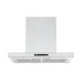 Coifa Slim 60 Crissair de parede em inox, vista frontal com chaminé reta