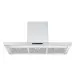 Coifa Slim 90 Crissair de parede em inox, vista frontal com chaminé reta