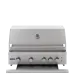 Churrasqueira BBQ Texas 90 Crissair vista de frente com a gaveta coletora de gordura recolhida
