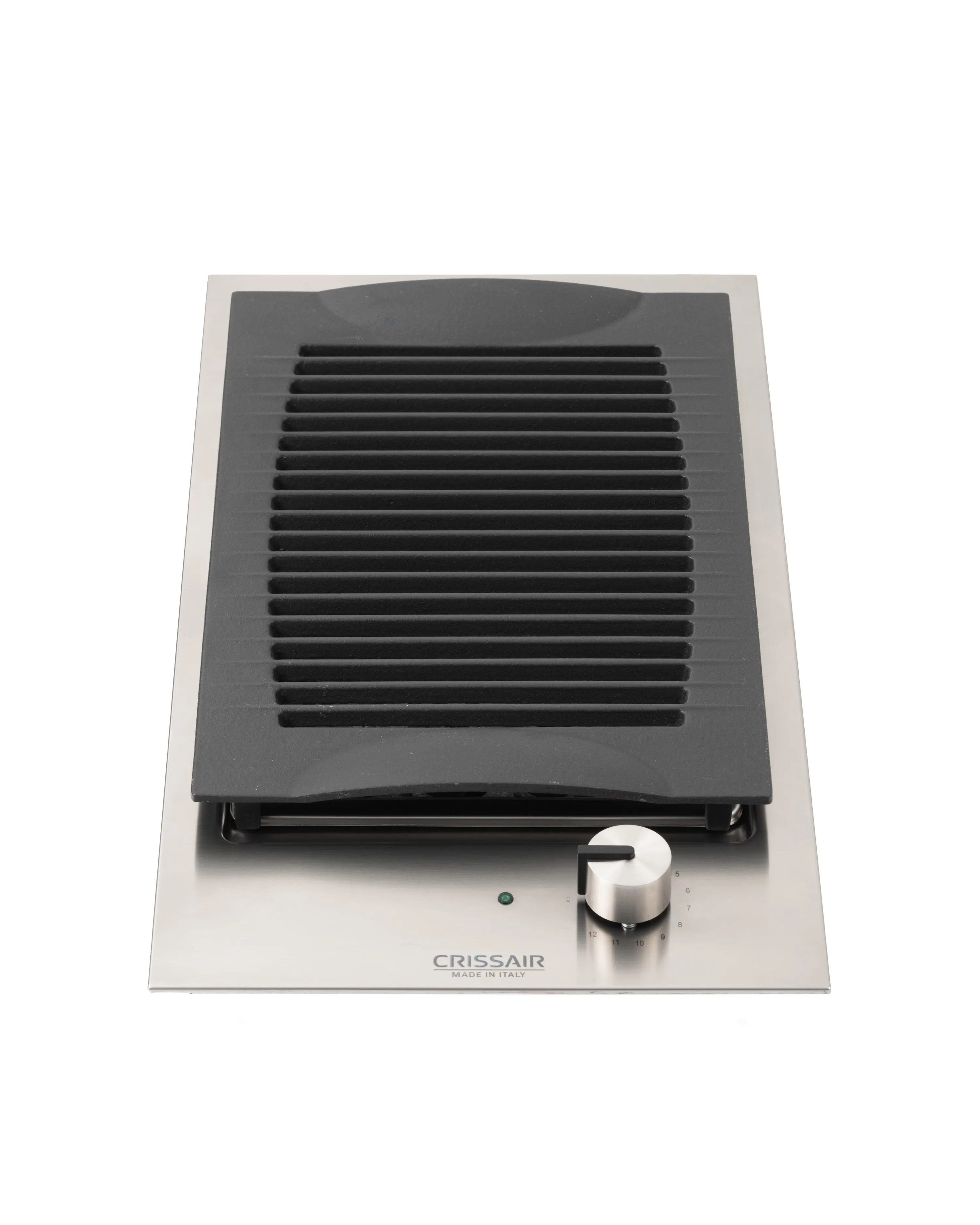 Cooktop BBQ GUSA Crissair, churrasqueira elétrica de embutir com grelha de ferro fundido