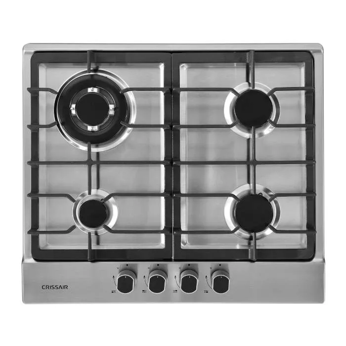 Cooktop Fuoco 60 Crissair, cooktop a gás com mesa em inox e quatro bocas